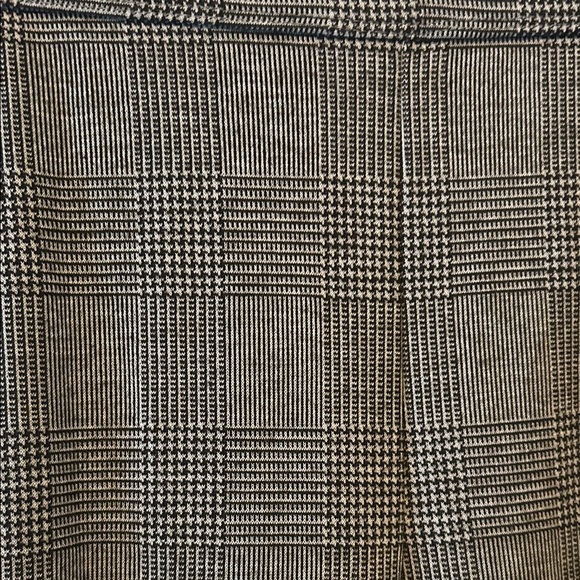 Hollister Charcoal Checkered Flare Pants - Picture 2 of 7